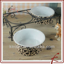 porcelain pet dog bowl TOS048